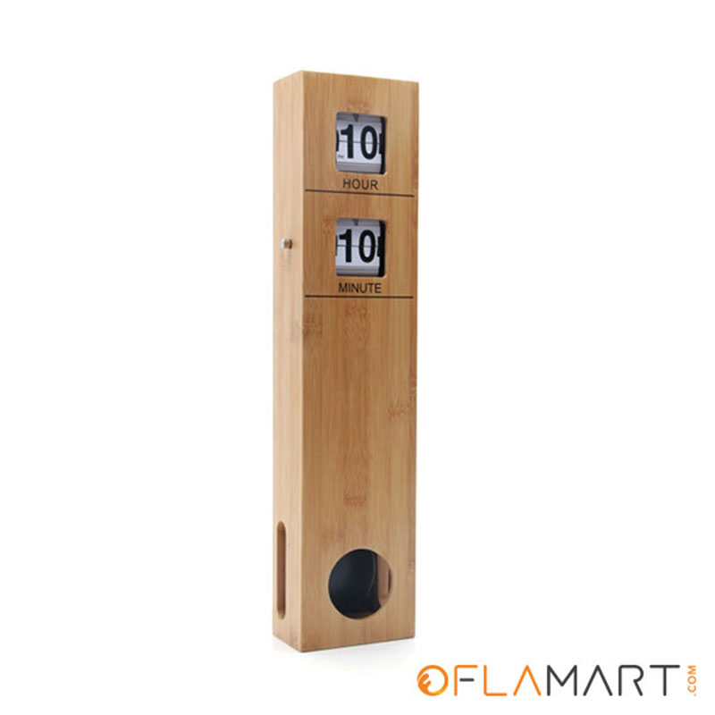 BAMBOO AUTO FLIP CLOCK 