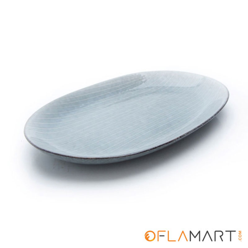 CERAMIC SERVING FISH 12