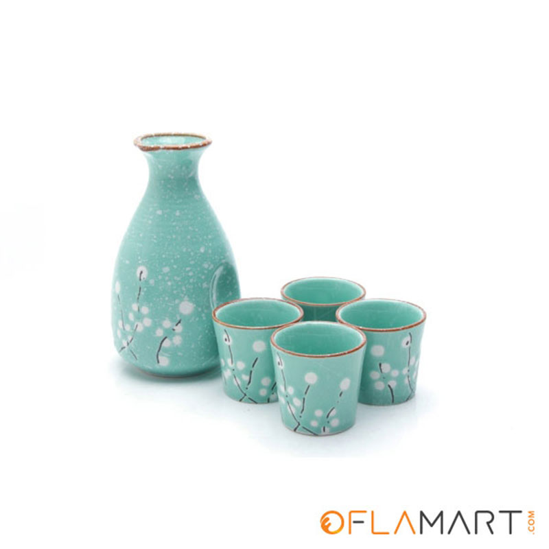 CERAMIC SAKE BOTTLE SET