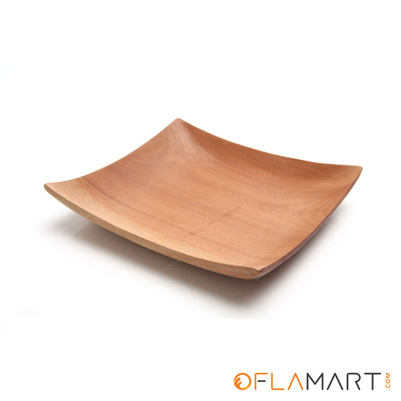 CHERRY WOOD SNACK PLATE