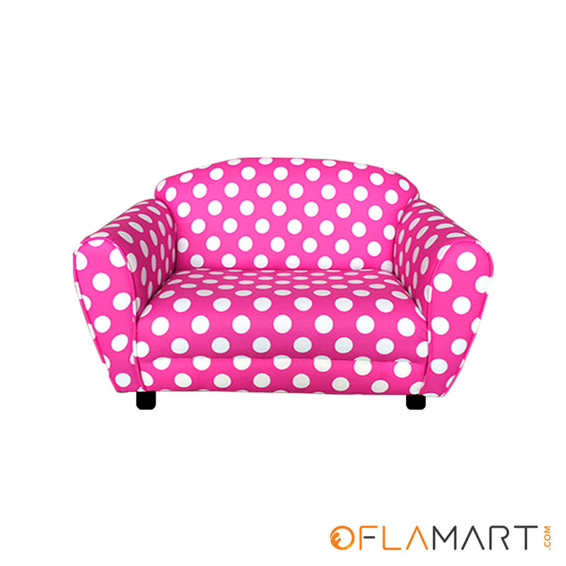 Aston - Polkadot Pink Sofa