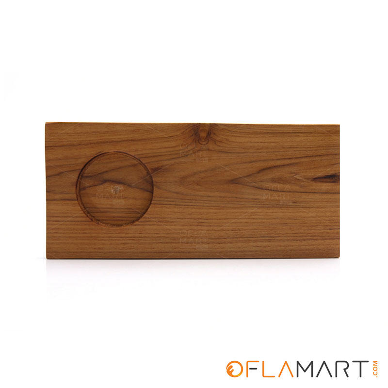 TEAK WOOD RECTANGLE COASTER