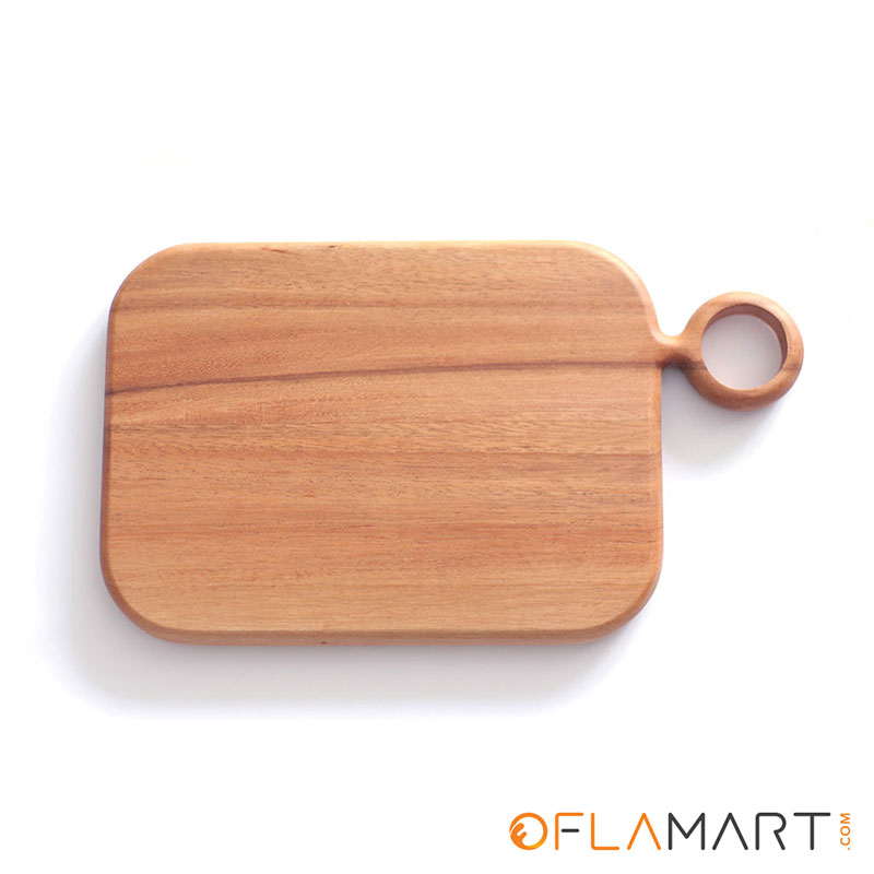 ACACIA WOOD SERVING BOARD WITH HOOK