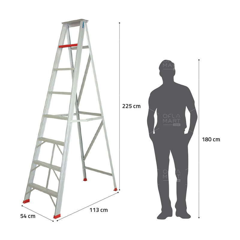   Tangga A Single Step 225 - AM Ladders 