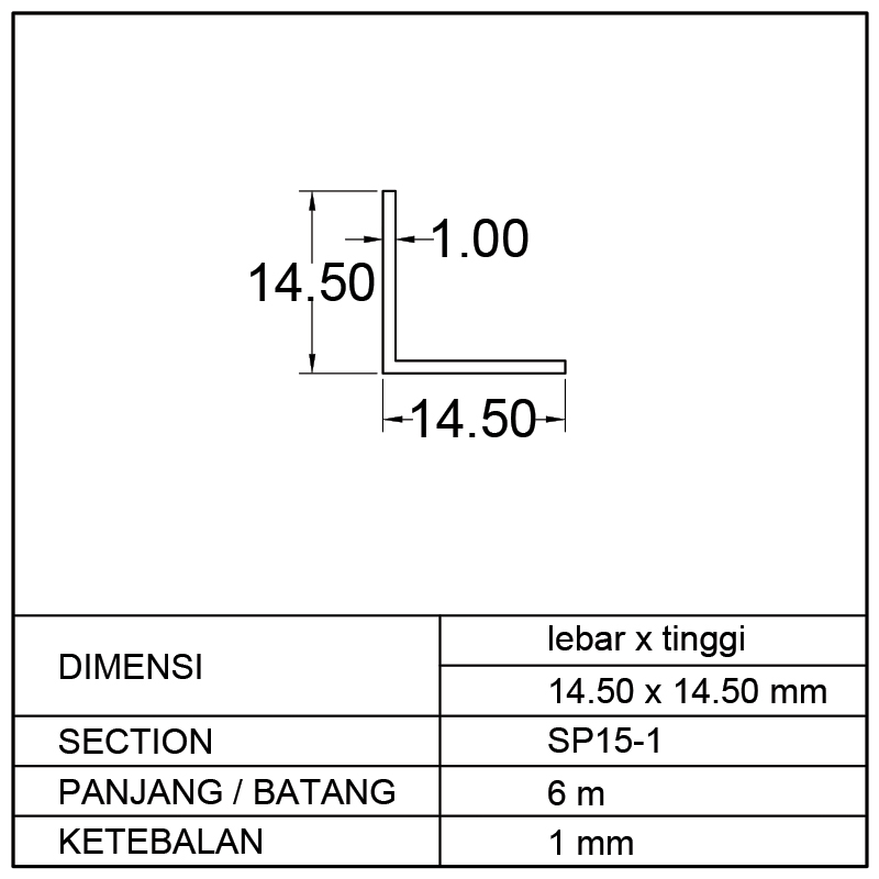 SIKU (14.50 x 14.50)mm